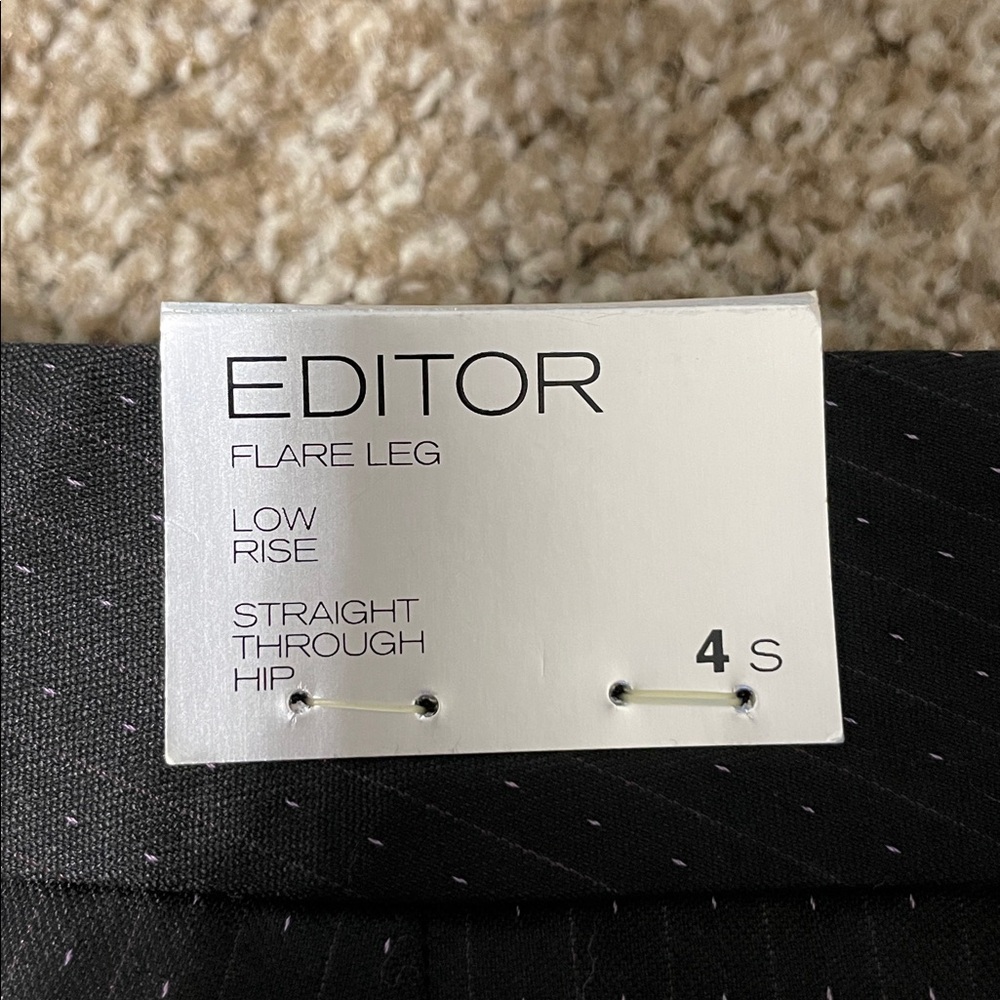 Express Editor Black Flare Leg Women's Pants - Picture 5 of 5
